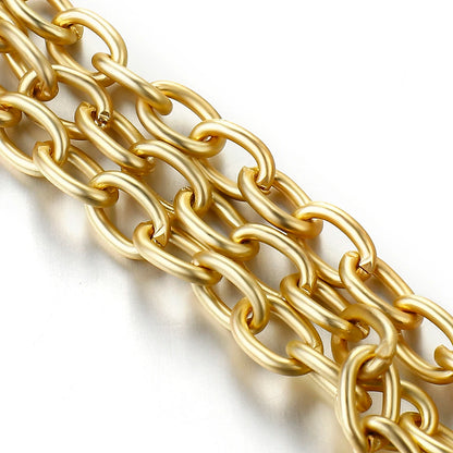 Pulseras de cadena con dijes para mujeres y hombres, pulseras de aleación de acero inoxidable.