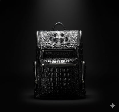 Kurayoshi_Handmade_crocodile_leather_Backpack