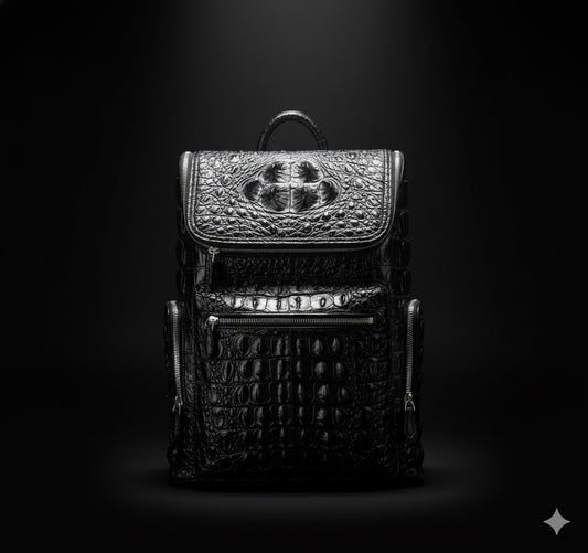 Kurayoshi_Handmade_crocodile_leather_Backpack