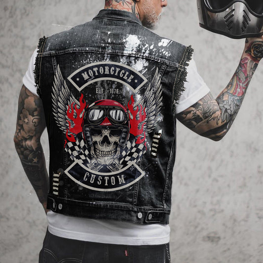 Men's Motorcycle Vest Motorcycle Vest Sports Four Seasons Leisure