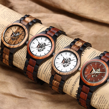 Reloj de cuarzo de negocios con hueco simple