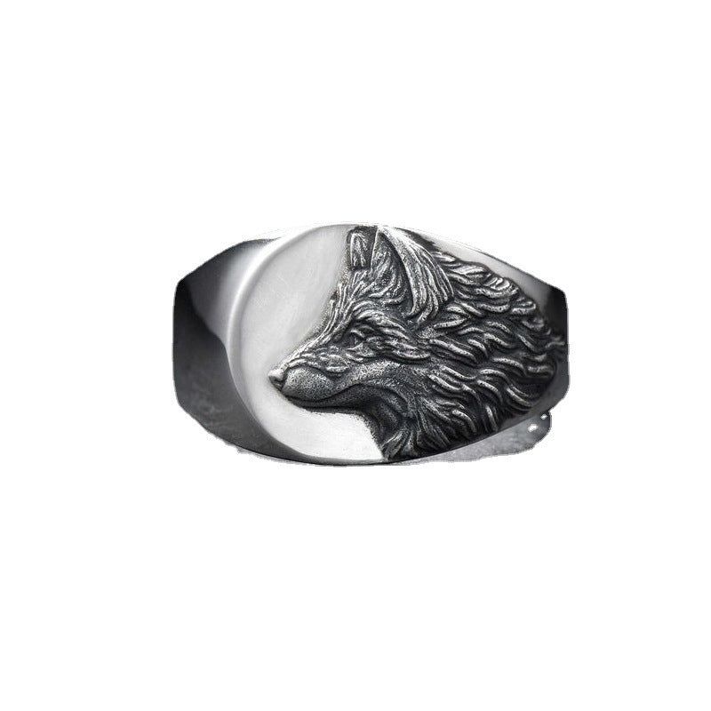 European And American Retro Domineering Wolf Shape