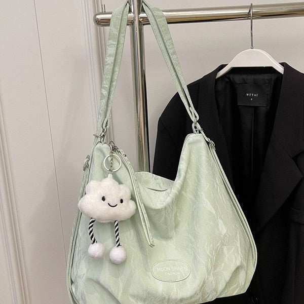 Bolso de mano sencillo y versátil de gran capacidad para mujer