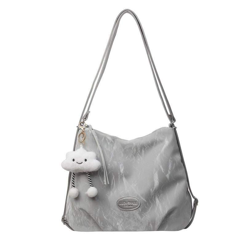 Bolso de mano sencillo y versátil de gran capacidad para mujer