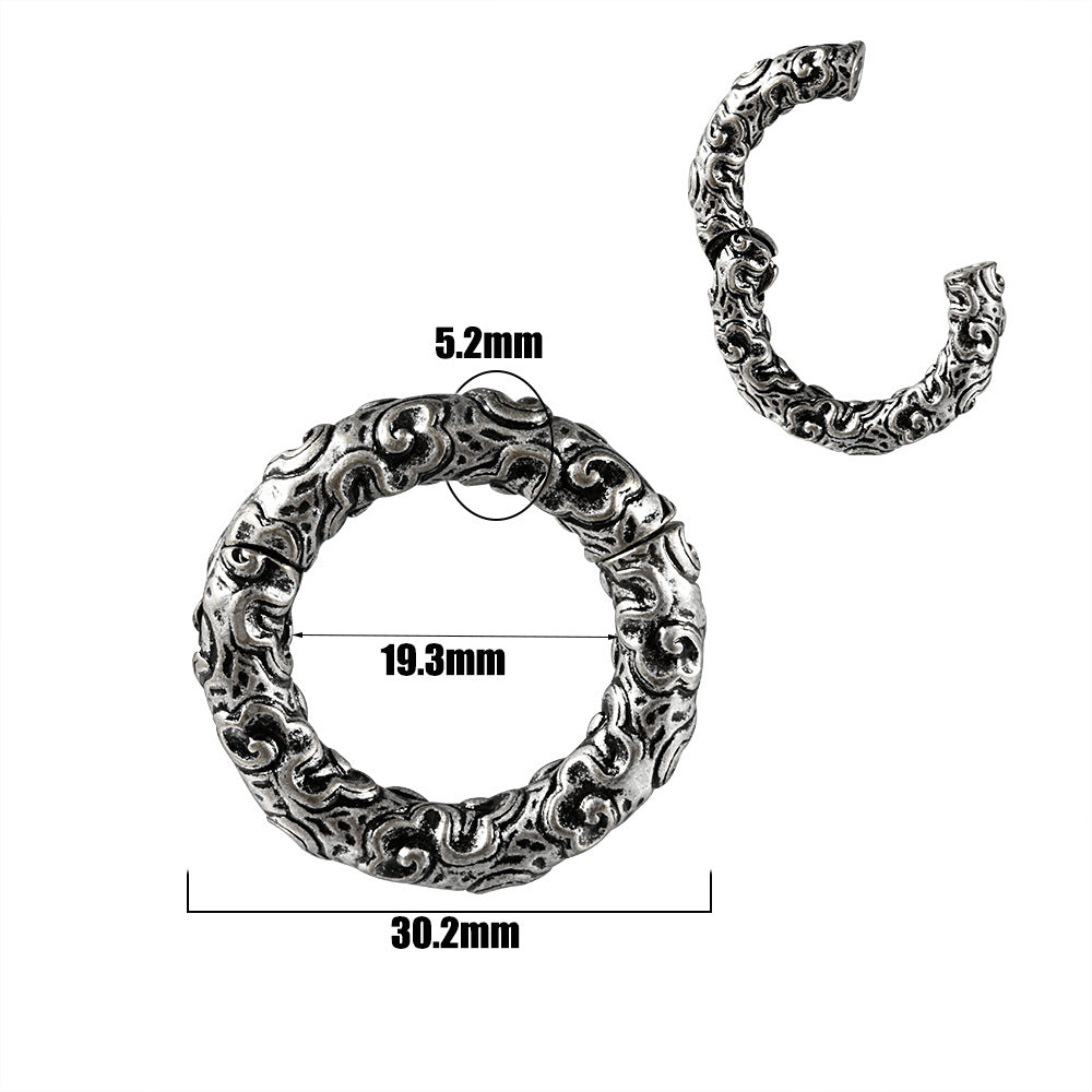 Fashion Stainless Steel Shaped Pattern Earrings