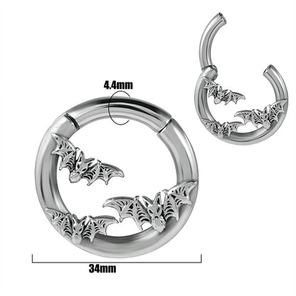 Pendientes de acero inoxidable con diseño de moda