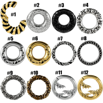 Pendientes de acero inoxidable con diseño de moda