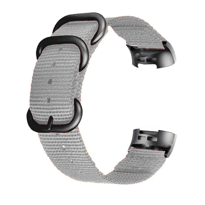 Einfacher All-Match-Nylon-Riemen mit drei Ringen und Schnalle