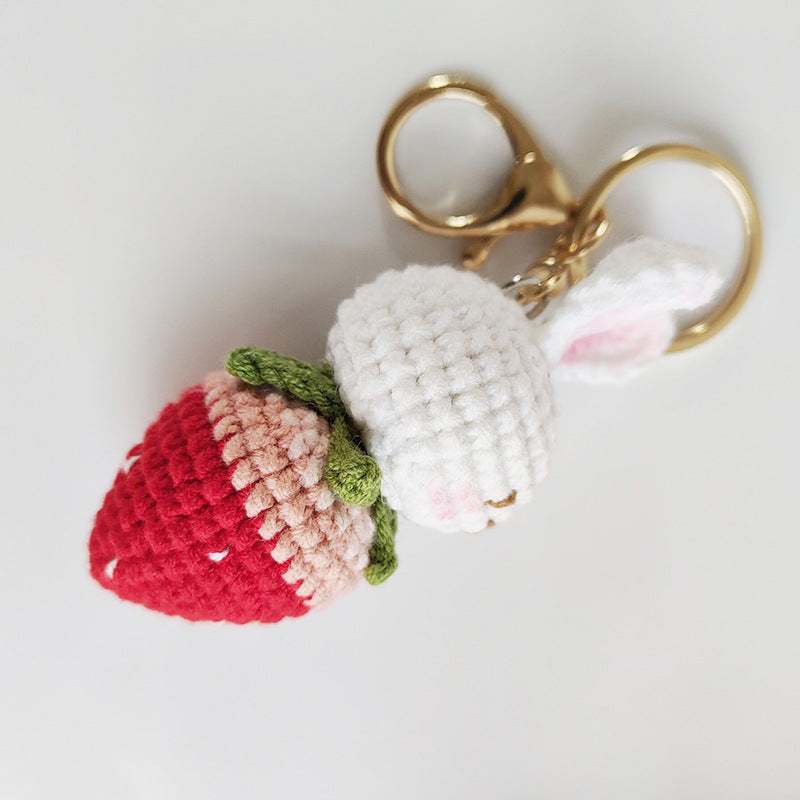 Home Creative Cute Doll Wire Rabbit Pendant