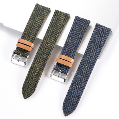 Tweed Vintage Leder Uhrengürtel