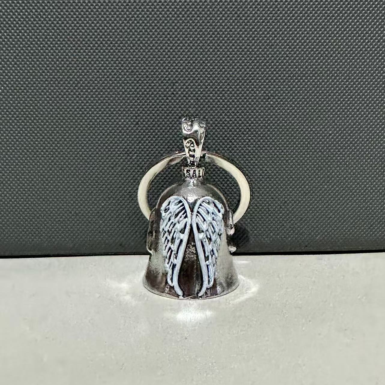 Angel White Wings Necklace Keychain