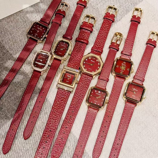 Alloy Ankela Red Women's Watch