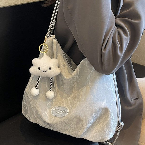Bolso de mano sencillo y versátil de gran capacidad para mujer