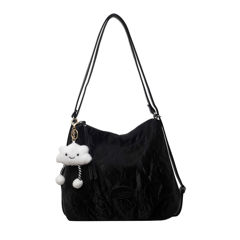 Bolso de mano sencillo y versátil de gran capacidad para mujer