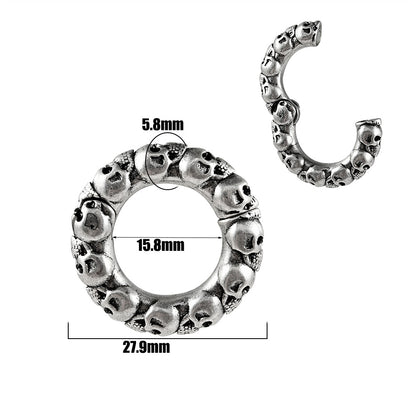 Pendientes de acero inoxidable con diseño de moda
