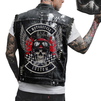 Chaleco de moto para hombre Chaleco de moto Deportes Cuatro Estaciones Ocio