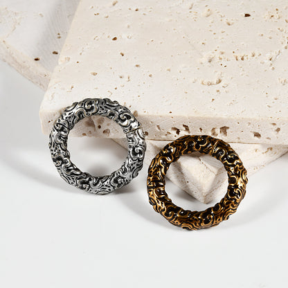 Pendientes de acero inoxidable con diseño de moda