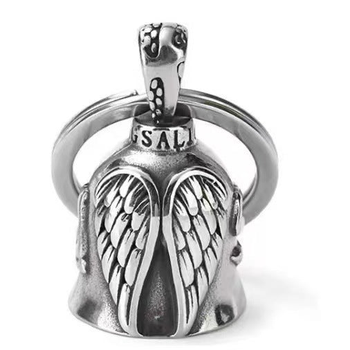 Angel White Wings Necklace Keychain