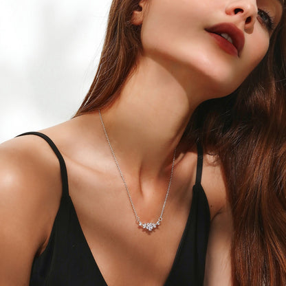 Original Design Kupfer Hand Intarsien Pferd Auge Blume Anhänger Choker