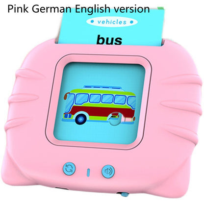 Karte Frühe Bildung Kinder Aufklärung Englisch Lernen Maschine