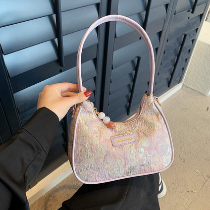 Bolso de mano de moda francesa para llevar al hombro o debajo del brazo
