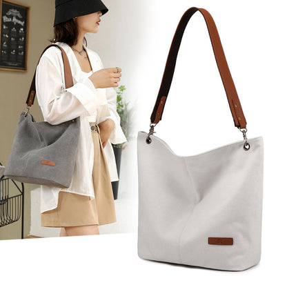 Vielseitige Canvas-Tragetasche für Damen