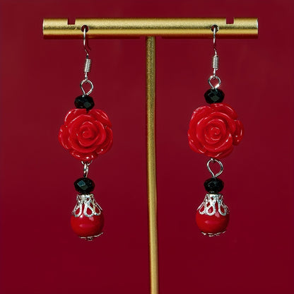 Pendientes de mariposa con incrustaciones de diamantes de imitación y plata de moda