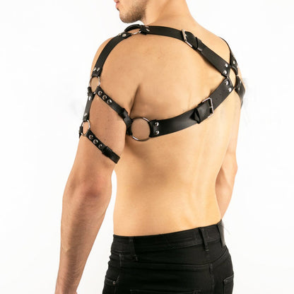 Men's Sexy Leather Tight Shapewear