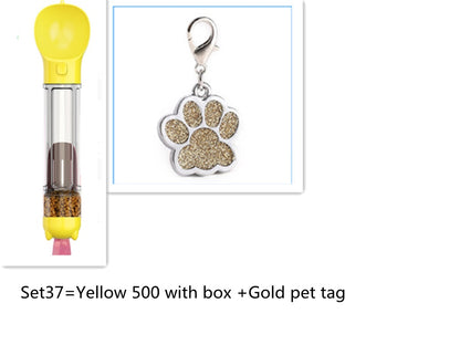 Vaso de agua multifuncional para mascotas Para llevar con el perro