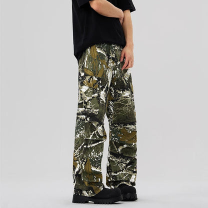 New American Camouflage Cargo Pants Men - BAGMODA