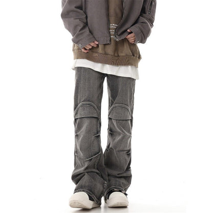 Retro Washed Distressed Skinny Jeans Casual Pants For Men - BAGMODA