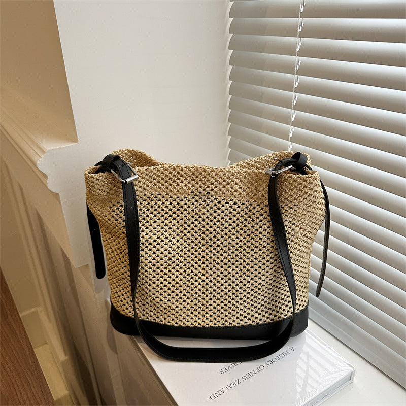 Seaside Vacation Beach Woven Straw Bag