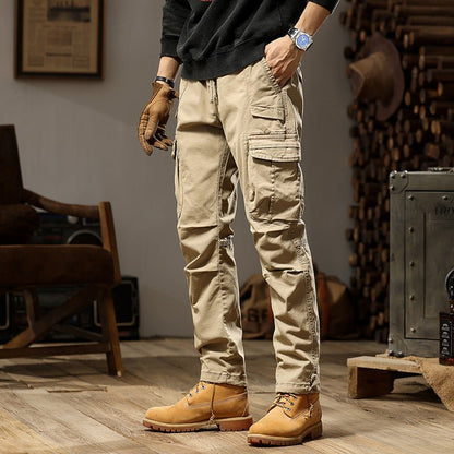 High Street Loose Functional Casual Pants Men - BAGMODA