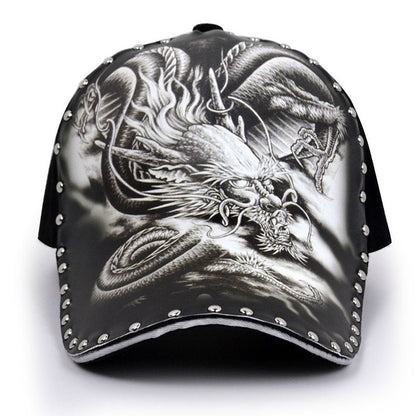 Gorra de béisbol con visera rígida y ala ancha impresa en 3D