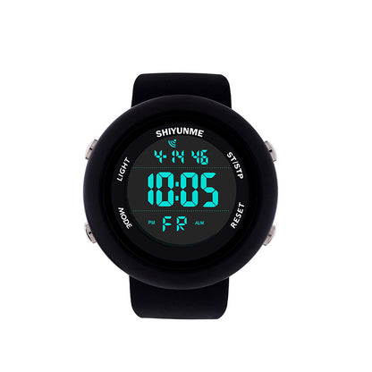 Wasserdichte leuchtende Herrenuhr Multifunktions-Dual-Display-elektronische Uhr Sportuhr