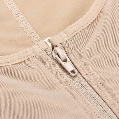 Stretch Mesh Shapewear Pants Zipper - BAGMODA