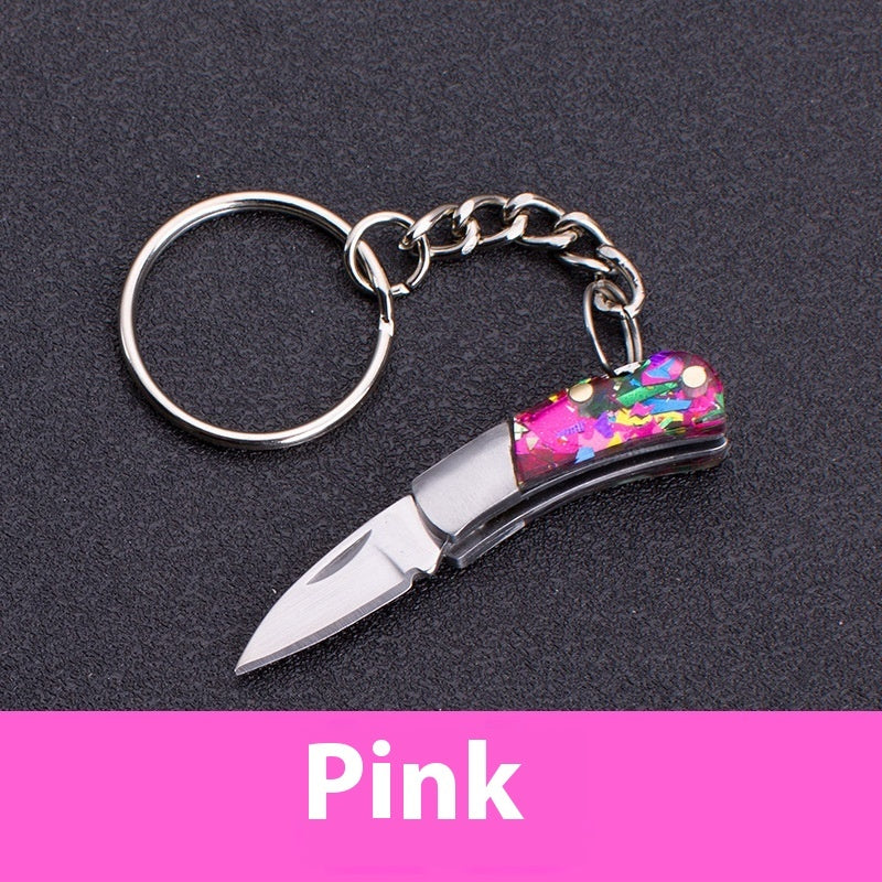 Split Quick Knife Folding Pocket Your Keychain