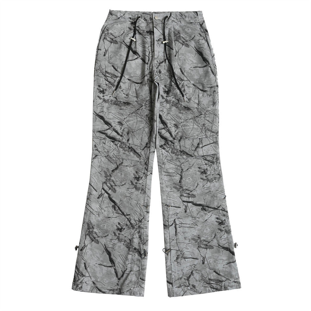 Splash Ink Tie - dye Camouflage Casual Pants Men - BAGMODA