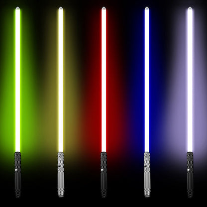 Espada láser de sable de luz de metal RGB, juguetes, sable de luz, barra de luz, regalos para niños