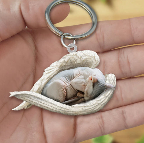 Exquisite Car Key Pendant Acrylic Creative Buckle