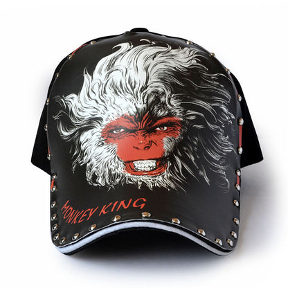 Gorra de béisbol con visera rígida y ala ancha impresa en 3D