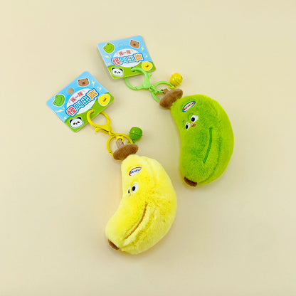 Plüsch-Schlüsselanhänger „Gurrende Banane“