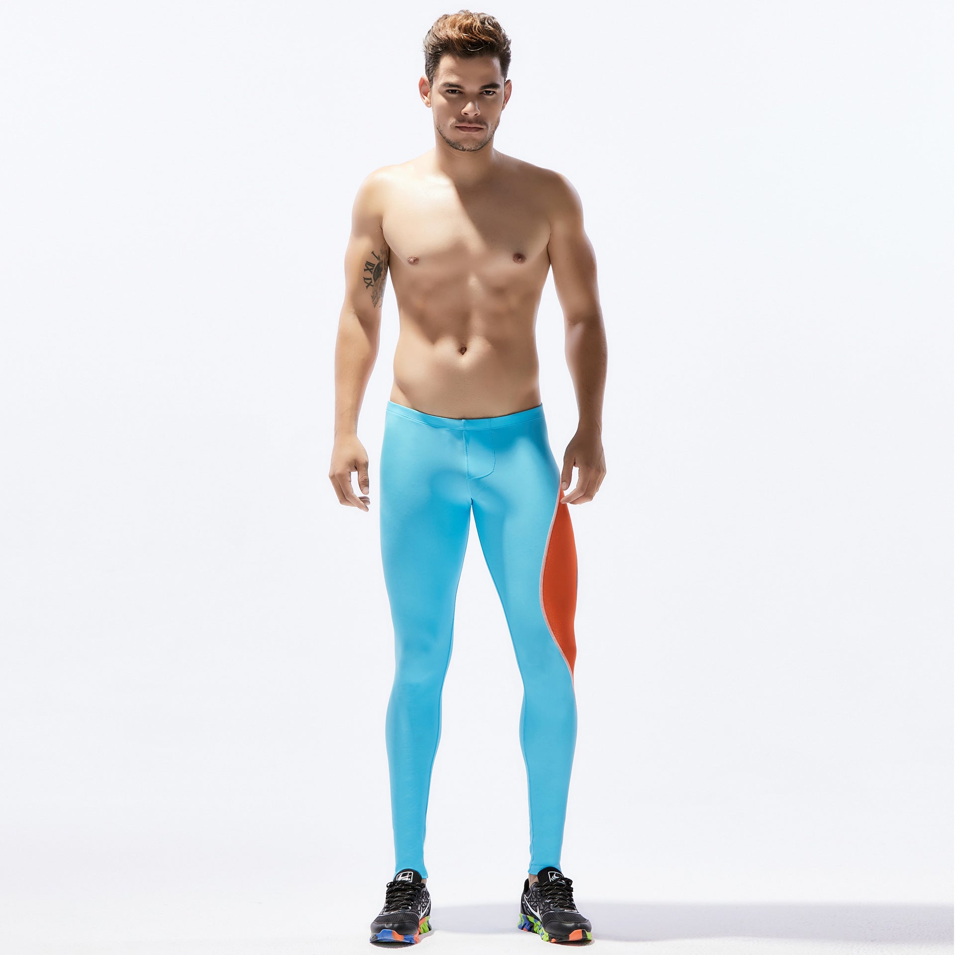 Men Sports Tight Stretch Fitness Pants - BAGMODA