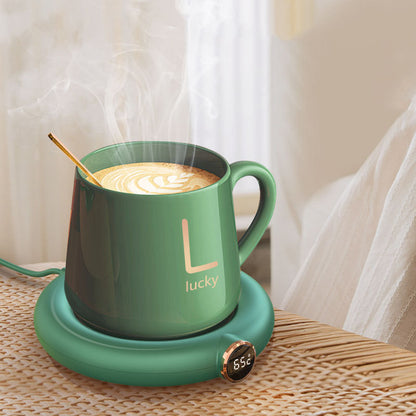 Calentador de tazas de café, posavasos inteligente, aislamiento térmico, temperatura constante, almohadilla térmica de escritorio
