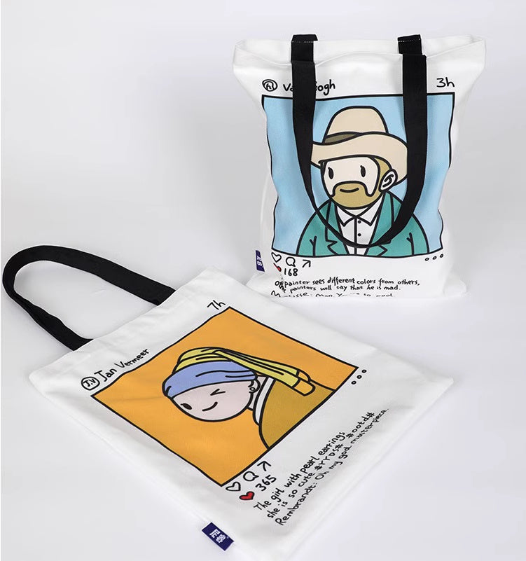 Illustration Ins Style Cute Canvas Bag