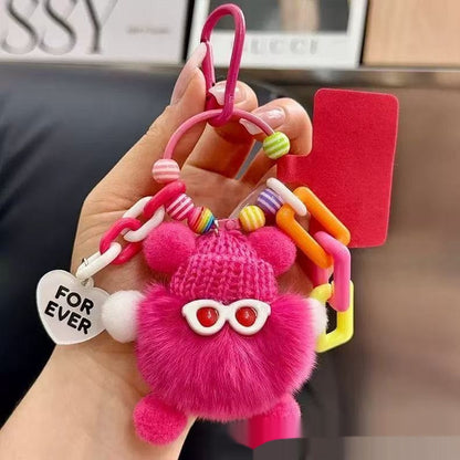 Bolso Ugly Things Peluche Adornos Muñeca Coche Llavero Colgante