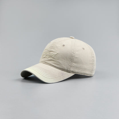 Sombrero para el sol con bordado de letras para hombre y mujer, combinable con todo.