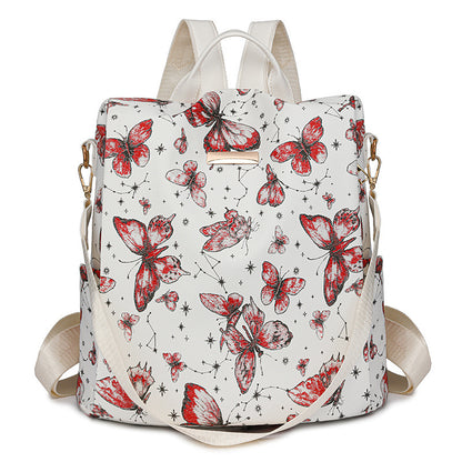 Butterfly Printed Shoulder Backpack