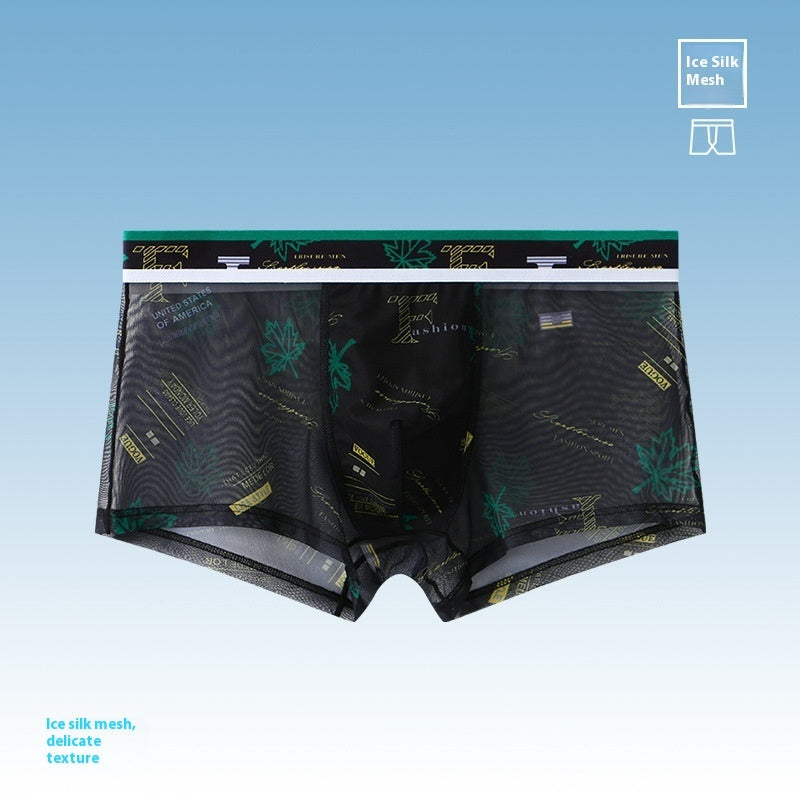 Mesh Ultra-thin Breathable Men's Boxer Shorts