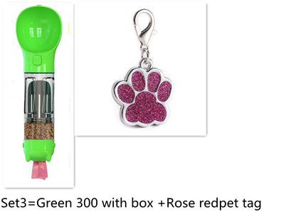 Vaso de agua multifuncional para mascotas Para llevar con el perro